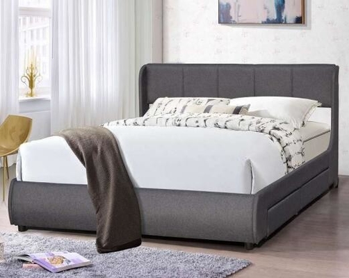 Modernes Bett-bequemes Kopfende-Bett König-Size Upholstered Platform