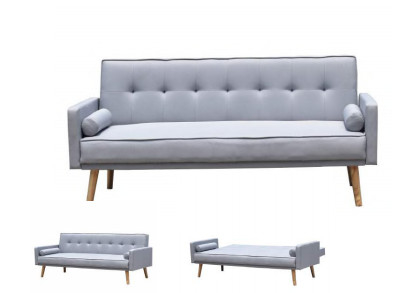 Modernes Grey Fabric Sofa Bed Foldable-Stützen bringt Europa-Art in Position