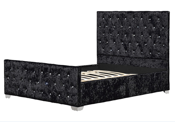 BSCI-Polsterbett-Rahmen mit Diamond Headboard European Style Customized