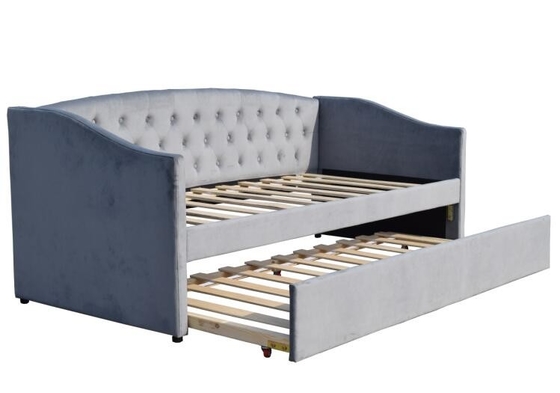 Durchgeheftete Doppel gepolstert rollen Daybed Cruve-Form