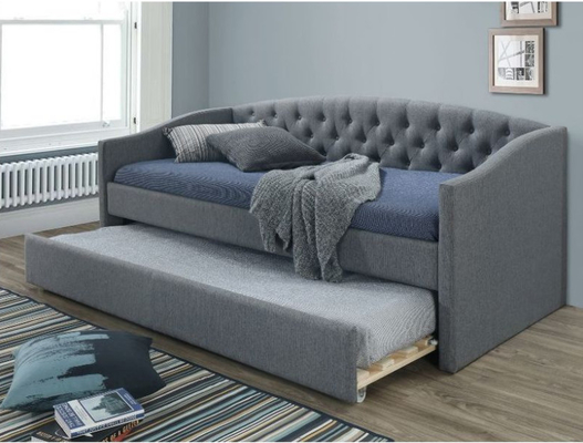 SUNNY Single 190X200 heftete sich Daybed mit rollen Grey Upholstered Daybed durch