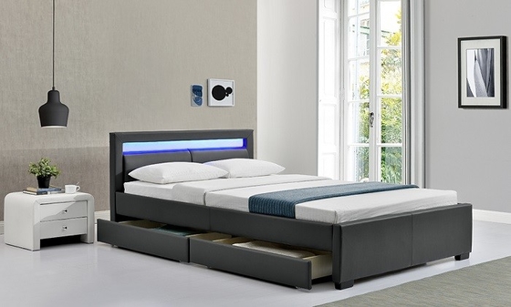 Viel Farbe Solid Rücken LED Polster Bett bequem zum Schlafen FSC