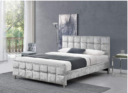 Crystal Button European Style King-Größen-Bett-Rahmen mit Kopfende irgendeine Farbe