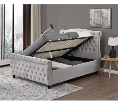 Moderner Art-Luxuspolsterbett-Rahmen-eleganter Blick