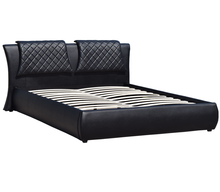 4 Bein-weißes ledernes Gasheber-Speicher-Bett-Soem-ODM
