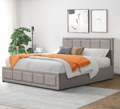 Doppelte Größe 4ft6 polsterte moderne Bett-Rahmen-Kopfende anheben Lagerung