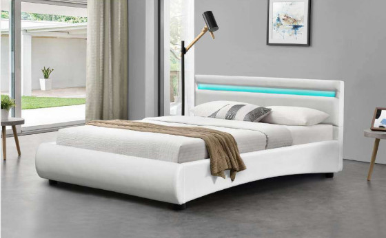 King-Size Led Polster-Bett-Rahmen optionale Farben mit comfortbale Schlaf BSCI
