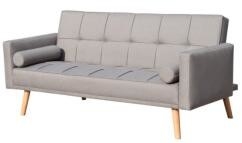 Grey Fabric Customised Foldable Sofa-Bett mit stützenden Positionen für maximalen Komfort