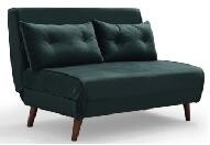 Dauerhaftes BSCI faltbarer Sofa Bed Single With 4 hölzerner Fuß und hoher Beweglichkeits-Schaum