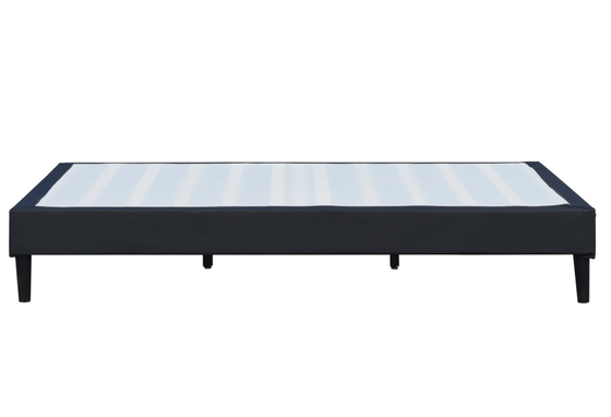 Einfaches Design Polsterplattform Bettrahmen Starke Struktur 203x152cm