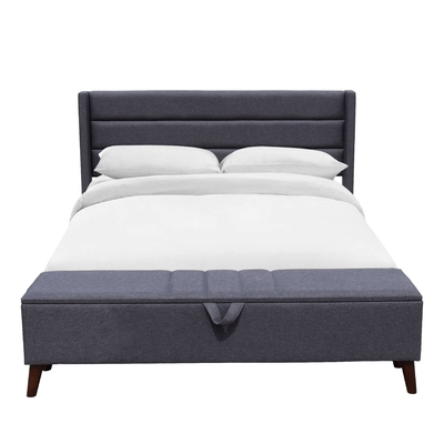 Grauer Rücken, festgefüllt, Tufted, Schlafkomfortabel