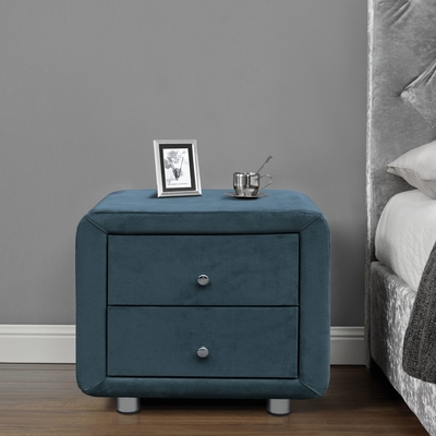Moderner Design Stoff Nachttisch mit optionalen Farben für Ihren Schlafzimmer Dekoration Stil.