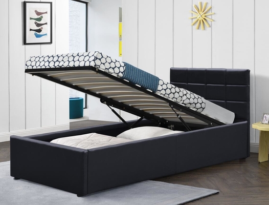 Bett König-Size Faux Leather