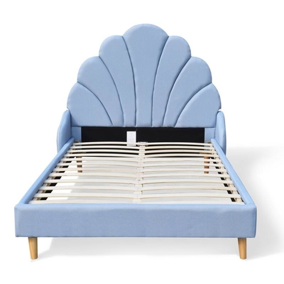 König Bed König-Size Linen Upholstered