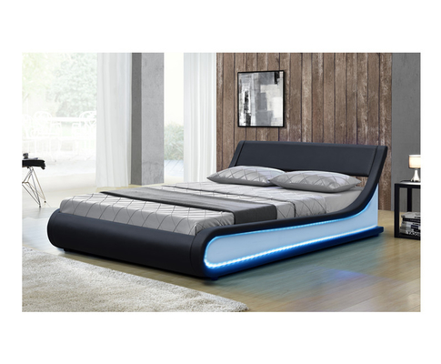 Sunny Faux Leather Gas Lift-Bett-Rahmen mit Lagerung