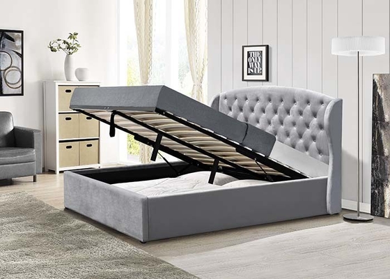 4 FT-Osmane-heben büscheliger Speicher-Bett-Fuß offenes Gas mit Kopfende-Grau an