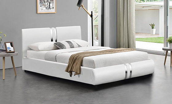 Faux überziehen 6ft Polsterbett mit Leder