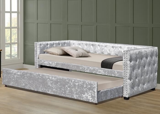 Der gepolsterte Zerstampfungs-Samt rollen Daybed