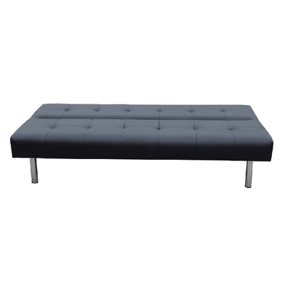 Cabrio-Armless, Liebenssitz-Sofa, Schlafbett, modernes PU Futon Sofa Sofabett