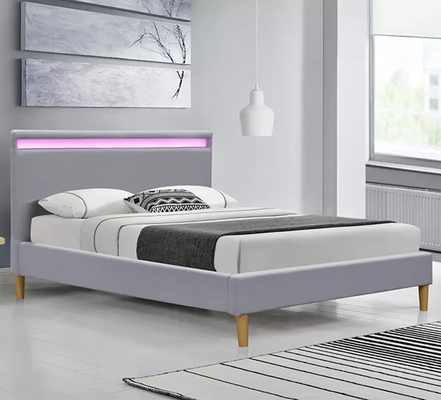 Stanlake Grey Light Up Bed Frame mit Kopfende 140x200cm 160x200cm 180x200cm