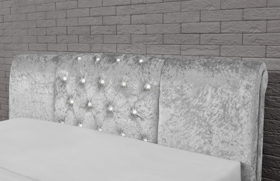 Luxus-Duble-Größen-büscheliger Speicher-Bett-Fussel-Splitter Crystal Button European Style