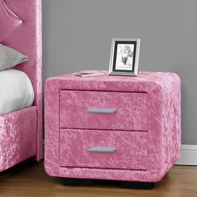 Kleine und praktische Stoff Bettseite rosa Tisch bequem für den Laden CE